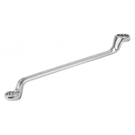 BAHCO - Clé polygonale double longue, coudée, métrique, finition chromée