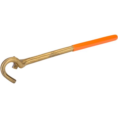 BAHCO - Clé pour valve longue antidéflagrante 36 mm, aluminium bronze, 370 mm
