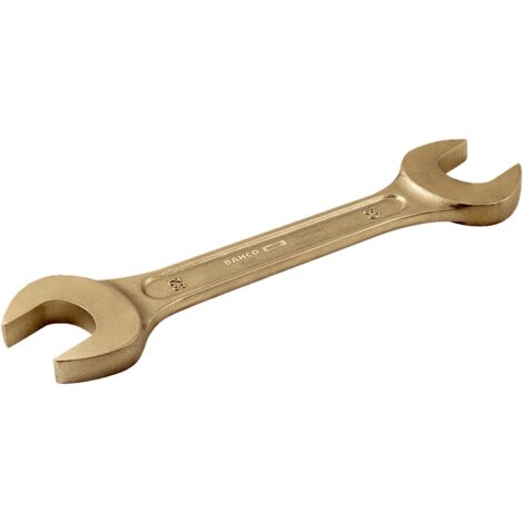 BAHCO - Clés à fourche double antidéflagrante métrique, en aluminium bronze