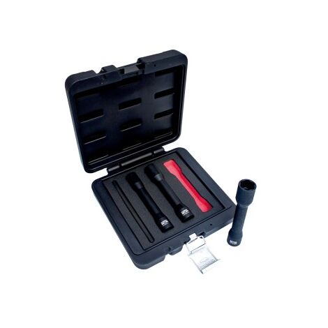 BAHCO - Coffret de douilles à torsion longues 1/2", 17, 19 et 21 mm