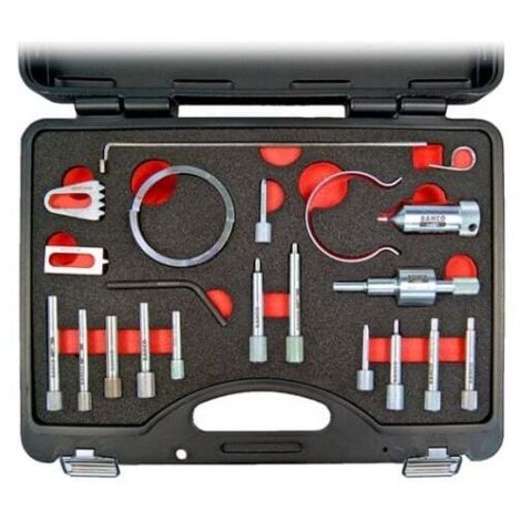 BAHCO - Coffret d'outils de calage pour moteurs PSA 1.0-1.1-1.4-1.6-1.8-2.0-2.2 Essence