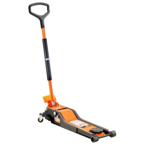 Bahco – Cric extra-long 1,5 T – Hauteur d'entrée 70 mm – Hauteur de levage 610 mm – Système à double piston pour levage rapide