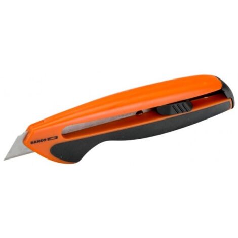 BAHCO - Cutter à segments cassants avec revêtement plastique TPE et lame de 18 mm