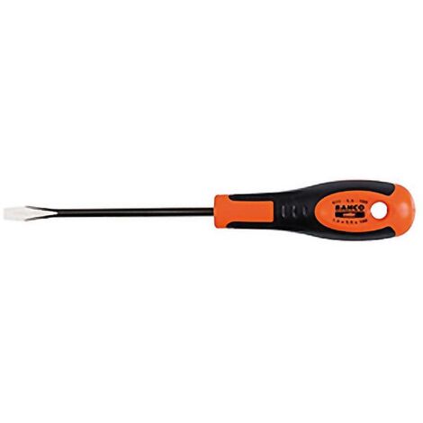 BAHCO destornillador 611 boca plana 3.5x75 , Destornillador boca plana serie 611,tamaño 3.5x75mmMango de plástico antideslizanteAgujero en el mango para colgarlo.