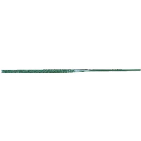 Bahco Diamant-Präzisionsnadelfeile ohne Heft, Dreikant mit konisch zulaufender Spitze 140 mm