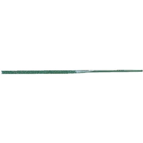 Bahco Diamant-Präzisionsnadelfeile ohne Heft, Dreikant mit konisch zulaufender Spitze 160 mm