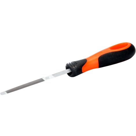 Bahco Doppelendige ERGO-Sägefeile mit Zweikomponenten-Griff, Halbschlichthieb, 150 mm, Hieb 2