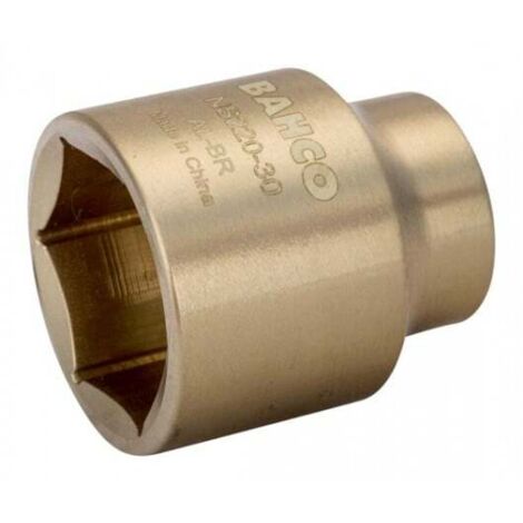 BAHCO - Douille 6 pans 1/2" antidéflagrante métrique en aluminium bronze