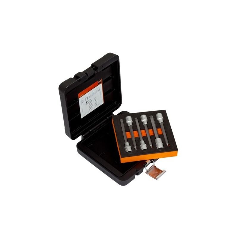 Coffret de 6 douilles xzn 1/2 avec embouts, pour moteurs - Bahco