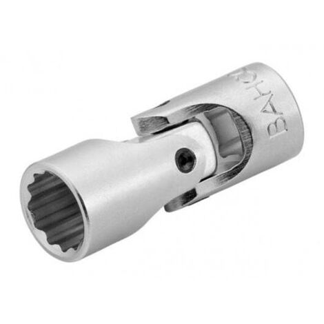 BAHCO - Douille articulée 12 pans 1/4", dimensions en pouces