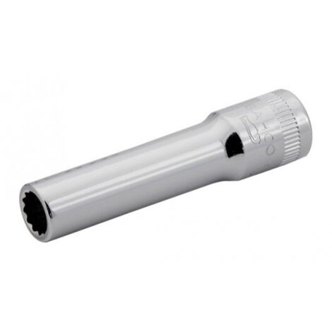 BAHCO - Douille longue 12 pans 1/4", dimensions en pouces