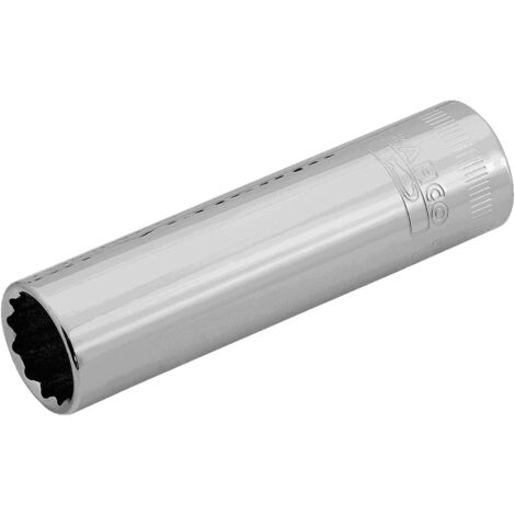 BAHCO - Douille longue 12 pans 3/8", métrique