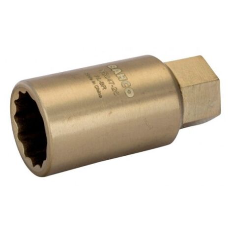 BAHCO - Douille pour clé à bougie 1/2" antidéflagrante 6 pans en aluminium bronze