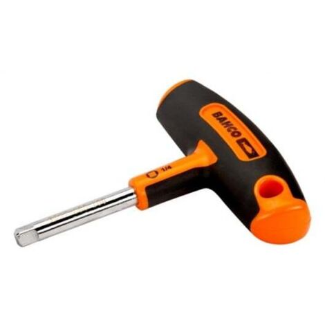BAHCO - Douille tournevis 1/4" avec manche en T 45 mm