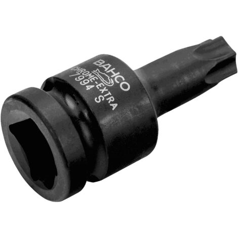 BAHCO - Douilles tournevis à chocs 1/2'' pour vis TORX®, finition phosphatée