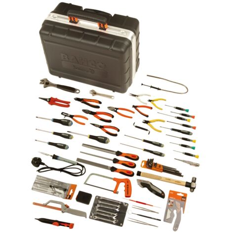 Bahco Elektronik-Werkzeugkoffer, 66-tlg., UK-Verschluss