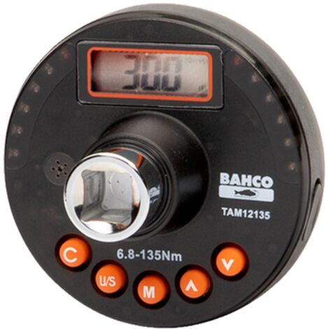 Bahco Elektronischer Drehmoment- und Winkelmessadapter, 1/2, 17-340 N·m