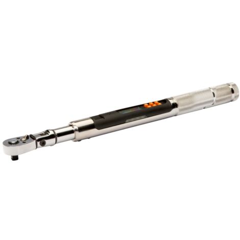 Bahco Elektronischer Drehwinkel-/Drehmomentschlüssel mit Speicherfunktion/USB & festem Knarrenkopf, 7–135 Nm