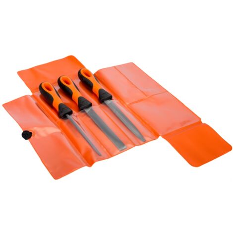Bahco ERGO-Feilensatz, Halbschlicht 150 mm - 3-tlg., Hieb 2