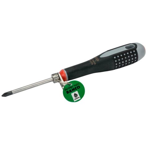 Bahco ERGO Phillips-Schraubendreher mit Sicherheitsspanner, PH1 x 75 x 20 mm