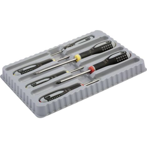 Bahco Ergo pour l'atelier Jeu de tournevis 6 pièces vis à fente, cruciforme Phillips X086021