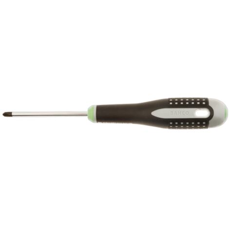 Bahco ERGO Schraubendreher für TRI-WING-Sicherheitsschrauben mit Gummigriff, Nr. 3 x 80 mm