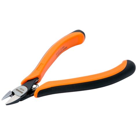 Bahco ERGO Seitenschneider, Mikro-Schnitt mit 2-Komponenten-Griffen, brüniert 120 mm