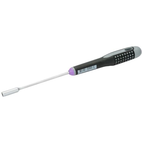 Bahco ERGO Steckschlüssel für Sechskantschrauben mit 3-Komponenten-Griff, 5 mm x 100 mm