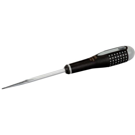 Bahco ERGO Vorstecher, Spitze Vierkant mit Gummigriff zum Vergrößern und Bohren von Löchern, 6 mm x 100 mm