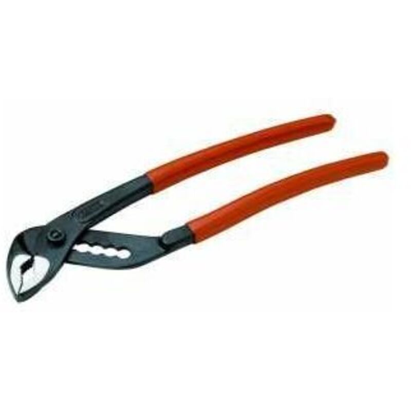 Image of Bahco - Wasserpumpenzange mit Schraubverbindung und PVC-beschichteten Griffen, phosphatiert, 305 mm