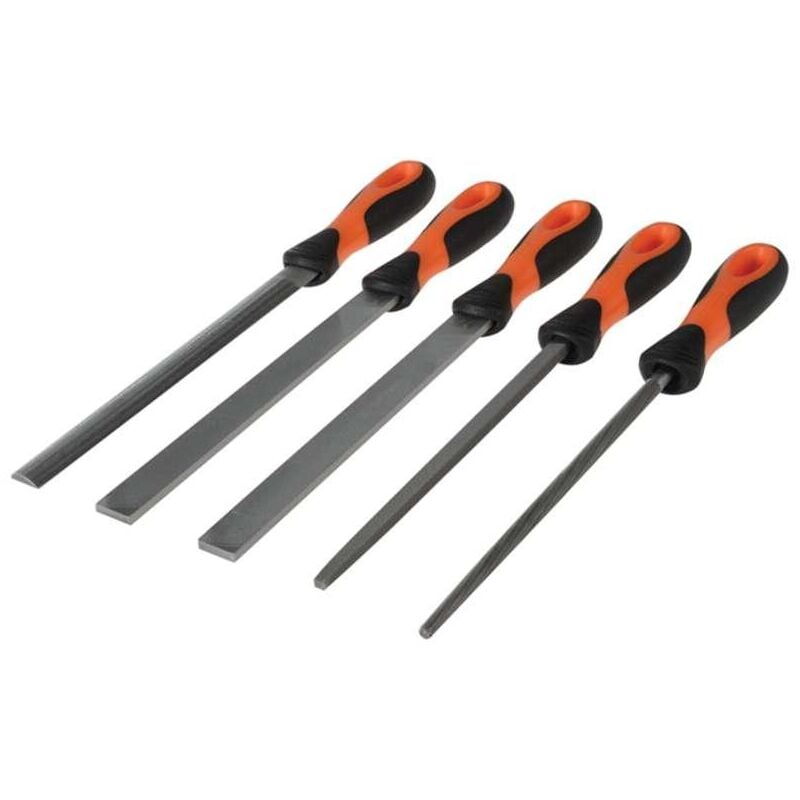 Bahco - 200MM (8') 5 Piece Engineers File Set