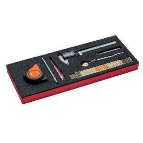 Bahco Fit&Go 1/3 Schaumstoffeinlage Messwerkzeug-Satz - 7-tlg.