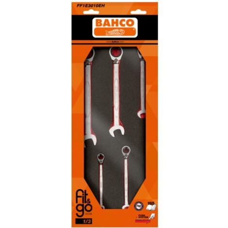 Bahco Fit&Go 1/3 Schaumstoffeinlage Ring-Maulschlüssel - 11-tlg.