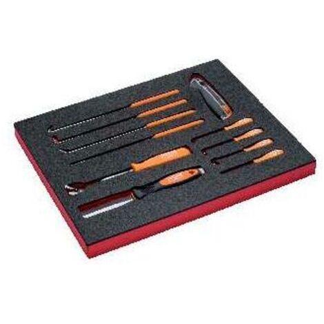 Bahco Fit&Go 2/3 Schaumstoffeinlage Messer-/Ahlen-/Hakensatz - 11-tlg.