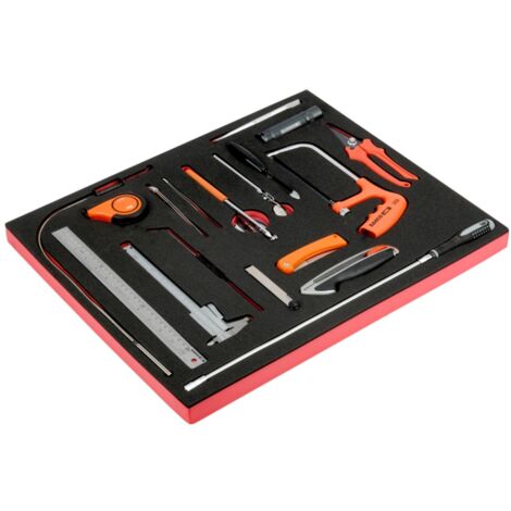 Bahco Fit&Go 3/3 Schaumstoffeinlage gemischter Werkzeug-Satz - 18-tlg.
