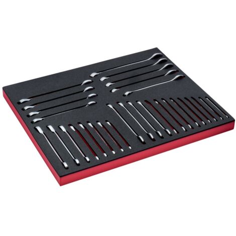 Bahco Fit&Go 3/3 Schaumstoffeinlage Standard-Knarren-Ring-Maulschlüssel-Satz - 30-tlg.