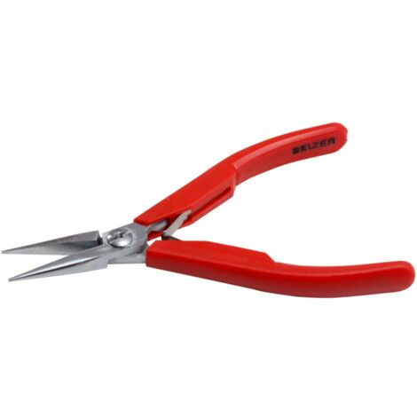 Bahco Flachrundzange mit synthetischem Griff, hochglanzpoliert, 132 mm