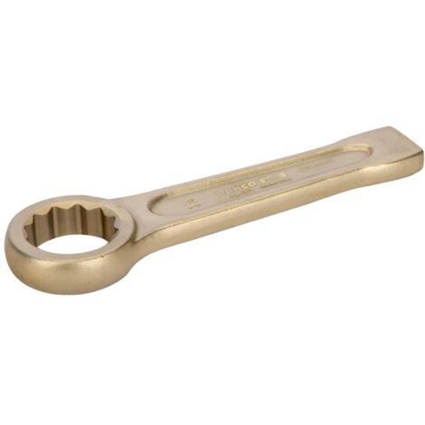 Bahco Funkenfreier 2-Schlag-Ringschlüssel aus Aluminiumbronze, 250 mm