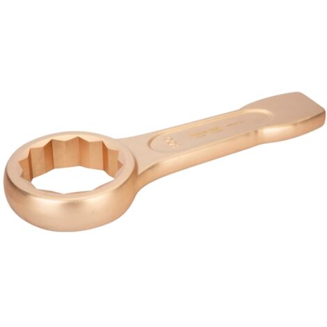 Bahco Funkenfreier 24-mm-Schlag-Ringschlüssel aus Kupferberyllium, 165 mm