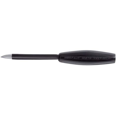 BAHCO - Grattoir triangulaire pour mécanicien avec manche en plastique, 165 mm