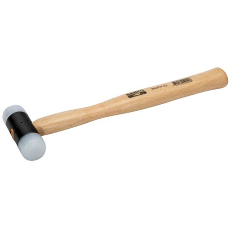 Bahco Gummihammer mit Nylonköpfen und Holzstiel 150 g