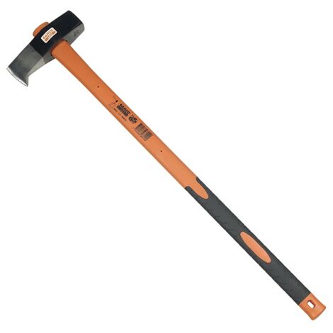 Bahco – Hache à fendre 3900g – Longueur 900mm – Manche tri-matière avec grip élastomère – Pour bois dur et très épais