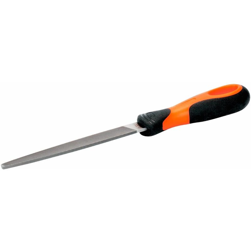 Bahco - 200MM (8') Flat Safety Edge Second File with Handle