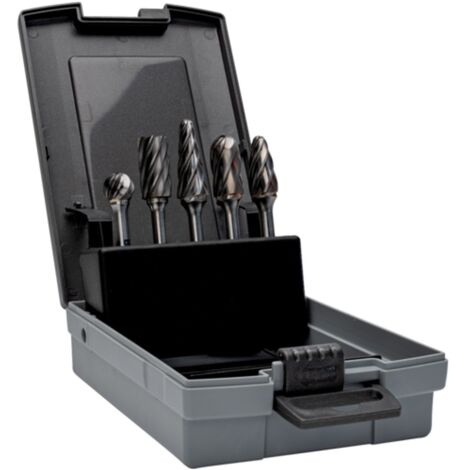 Bahco Hartmetall-Frässtifte-Satz für Aluminium, 5-tlg