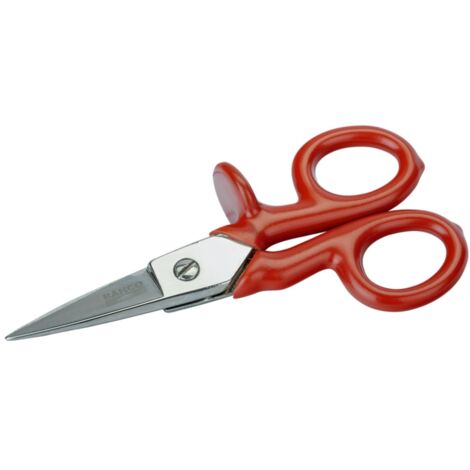 Bahco Isolierte Elektrikerschere mit Fingerschutz, 50 mm