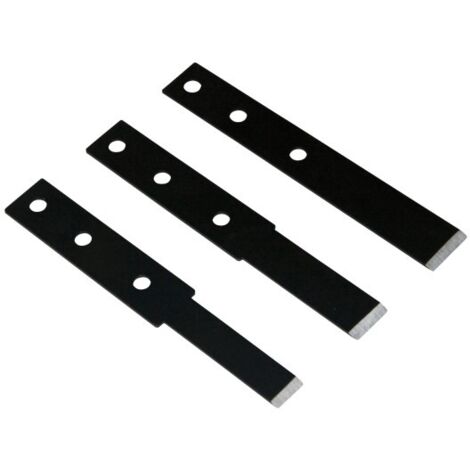 BAHCO - Jeu de 3 lames droites pour couteau découpe pare-brise