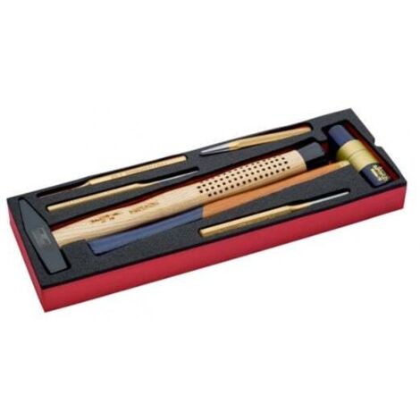 BAHCO - Jeu de chasse-goupilles et marteaux, module pr 4750RCHDW01 Caisse rigide - 6 pc