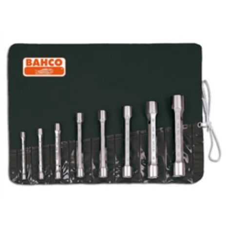 BAHCO - Jeu de clés à pipe droites doubles, dimensions métriques - 6 pcs/boîte