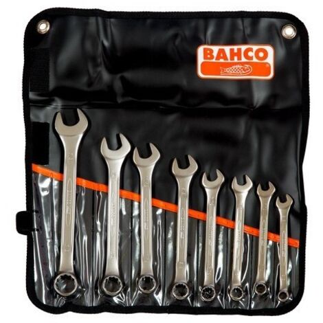 BAHCO - Jeu de clés mixtes en pouces - 8 pcs/pochette