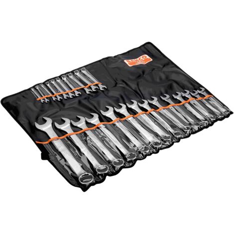 BAHCO - Jeu de clés mixtes plates métriques - 24 pcs/pochette